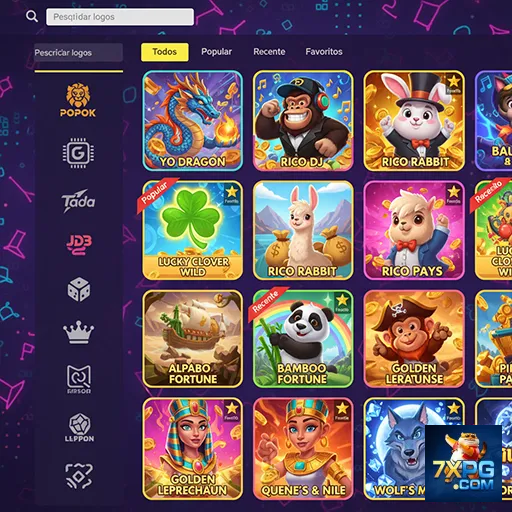 Aplicativo móvel 7xpg para iOS e Android